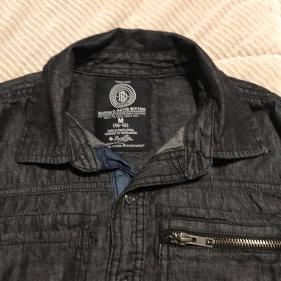 Boys button dow long sleeve Buffalo David Bitton M - Picture 3 of 5